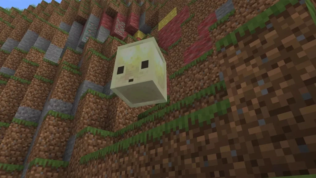 A still of Sulfur Cube Mob in Minecraft game