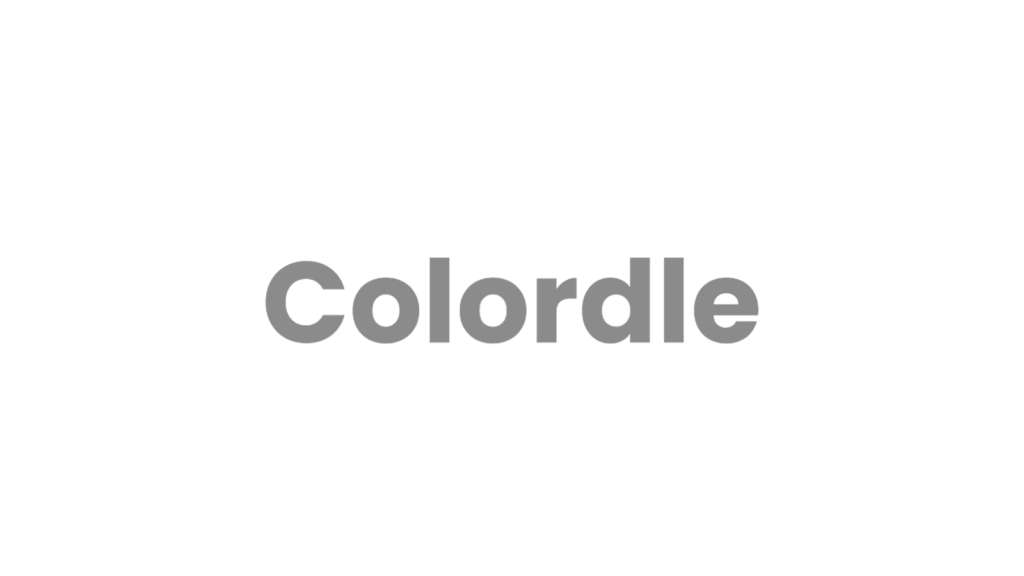 colordle logo